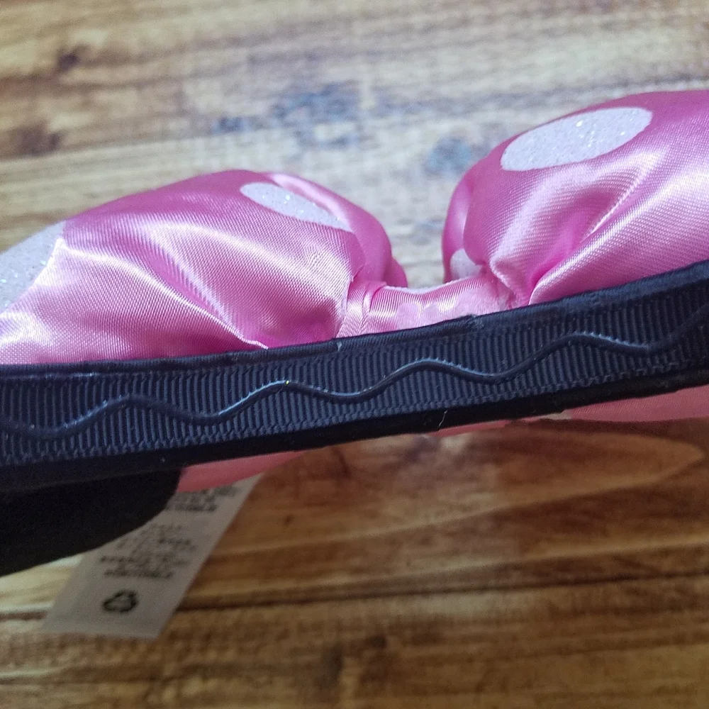 Minnie Mouse Headband with Pink Bow Sequin Ears Disney Junior Store Parks